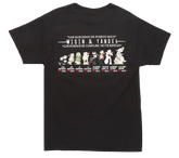 Wisin & Yandel Dreams Come True, Don't Give Up Raggaeton Black T-Shirt